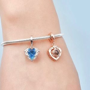 S925 100 Languages of ❤️ Pandora Compatible Charms